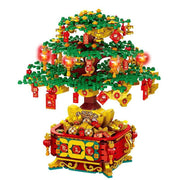 Building Blocks Music Box Christmas Tree Decor