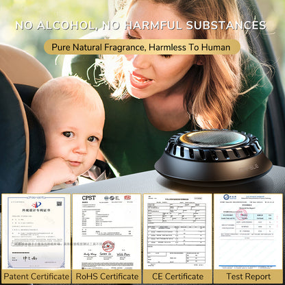 Solar Car Aromatherapy Perfume with Smart Sensor Design