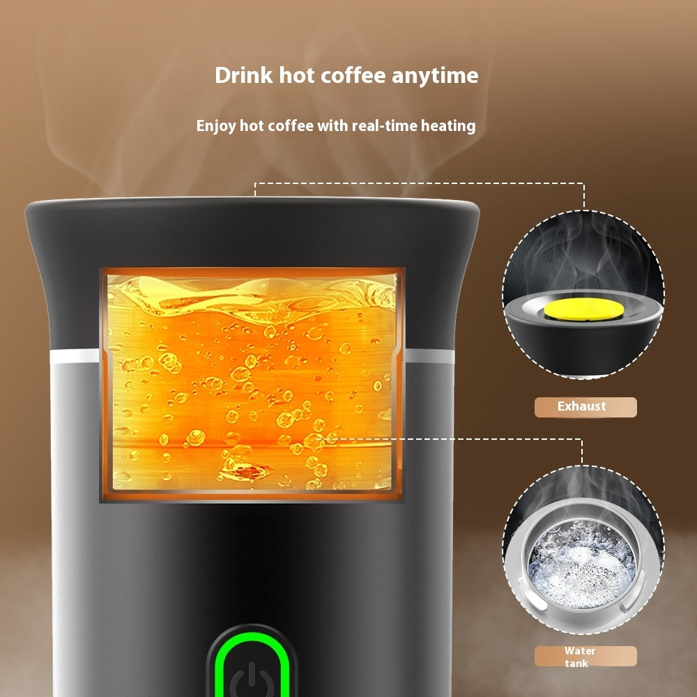 Portable 3-in-1 Electric Coffee Grinder Espresso Maker