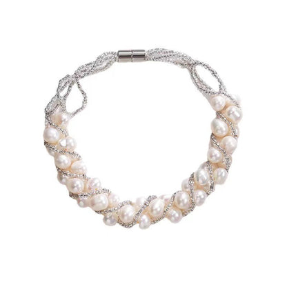 Natural Freshwater Pearl Short Necklace