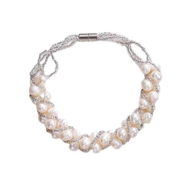 Natural Freshwater Pearl Short Necklace