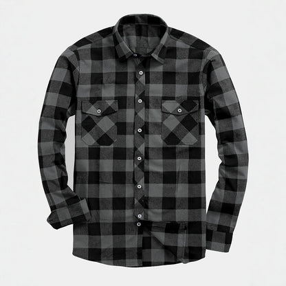 Flannel Plaid Shirt For Men All Seasons