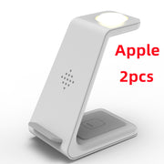 3 in 1 Wireless Fast Charging Station and Phone Stand