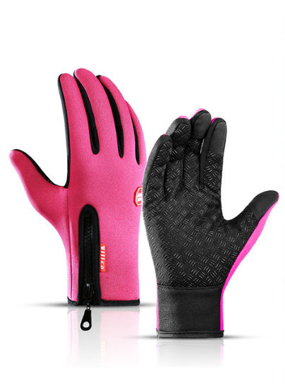 Waterproof touchscreen winter gloves 