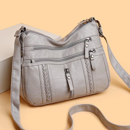 Leather Shoulder Messenger Bag Fashion All-match