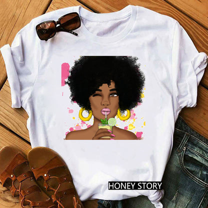 Girls print T-shirt