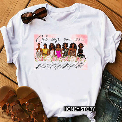 Girls print T-shirt