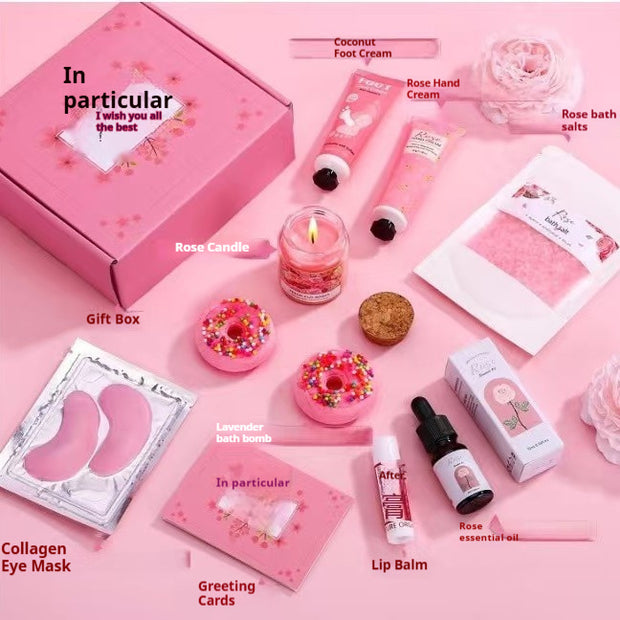 Aromatherapy Candle Bath Set Gift Box