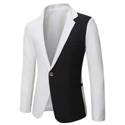 Men's Multicolor Slim-fit Blazer – Stylish Formal Jacket