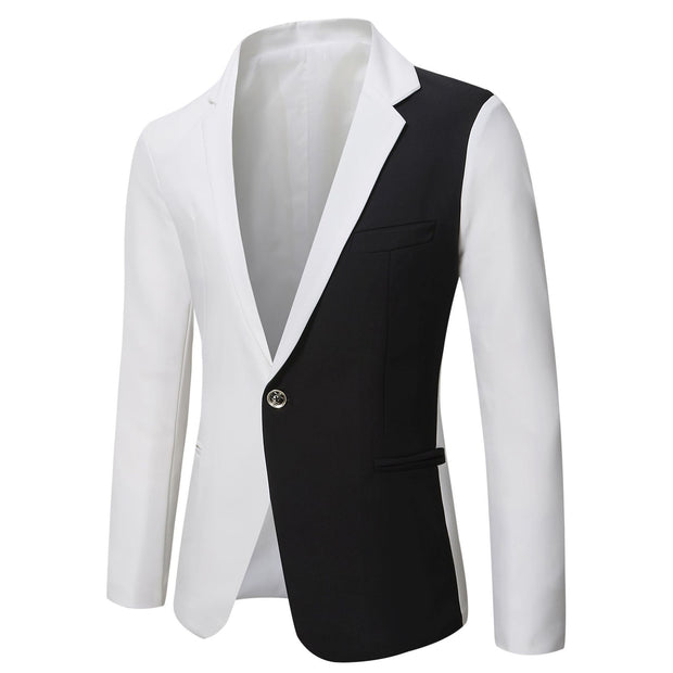 Men's Multicolor Slim-fit Blazer – Stylish Formal Jacket