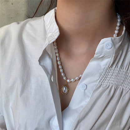 925 Sterling Silver Pearl Pendant Necklace – Art Bead Design