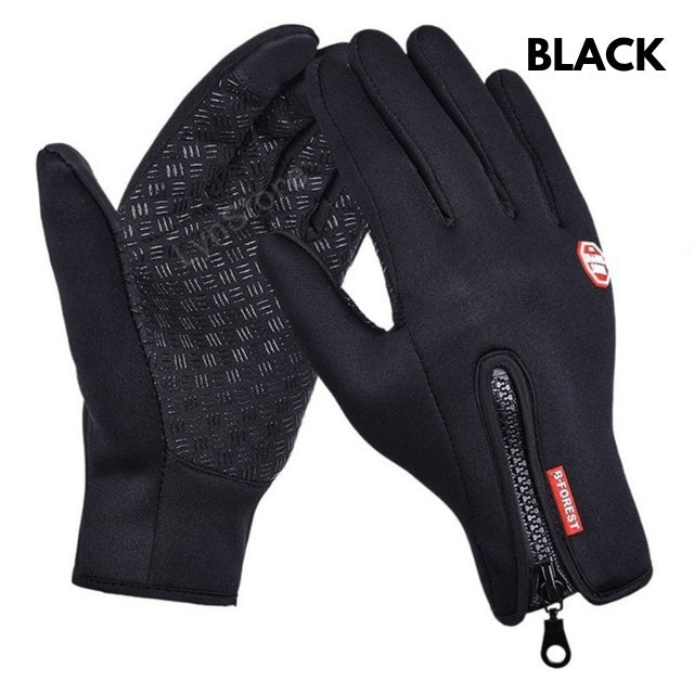 Waterproof touchscreen winter gloves 