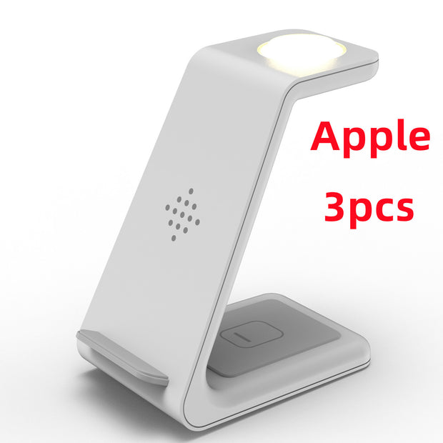 3 in 1 Wireless Fast Charging Station and Phone Stand