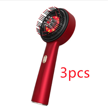 Electric Massage Comb with Red Light Therapy & Scalp Care