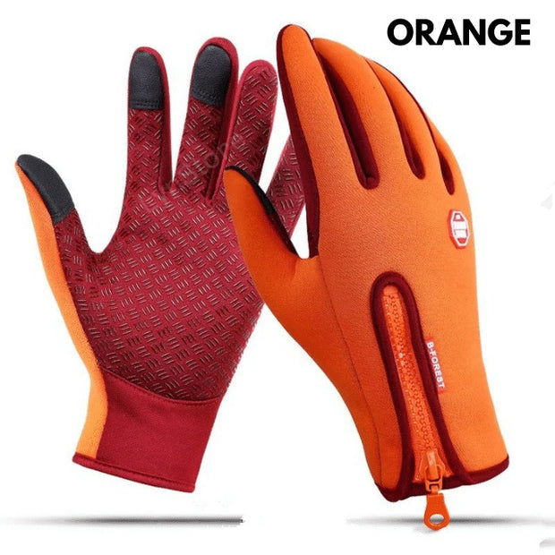 Waterproof touchscreen winter gloves 