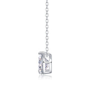 Simple Pleasure S925 Silver 2-Carat Moissanite Diamond Pendant
