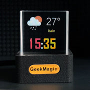 Trendy Mini Transparent WiFi Weather Display Clock