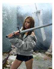 Mountain Carving Mink Fur Air Force Jacket Autumn And Winter