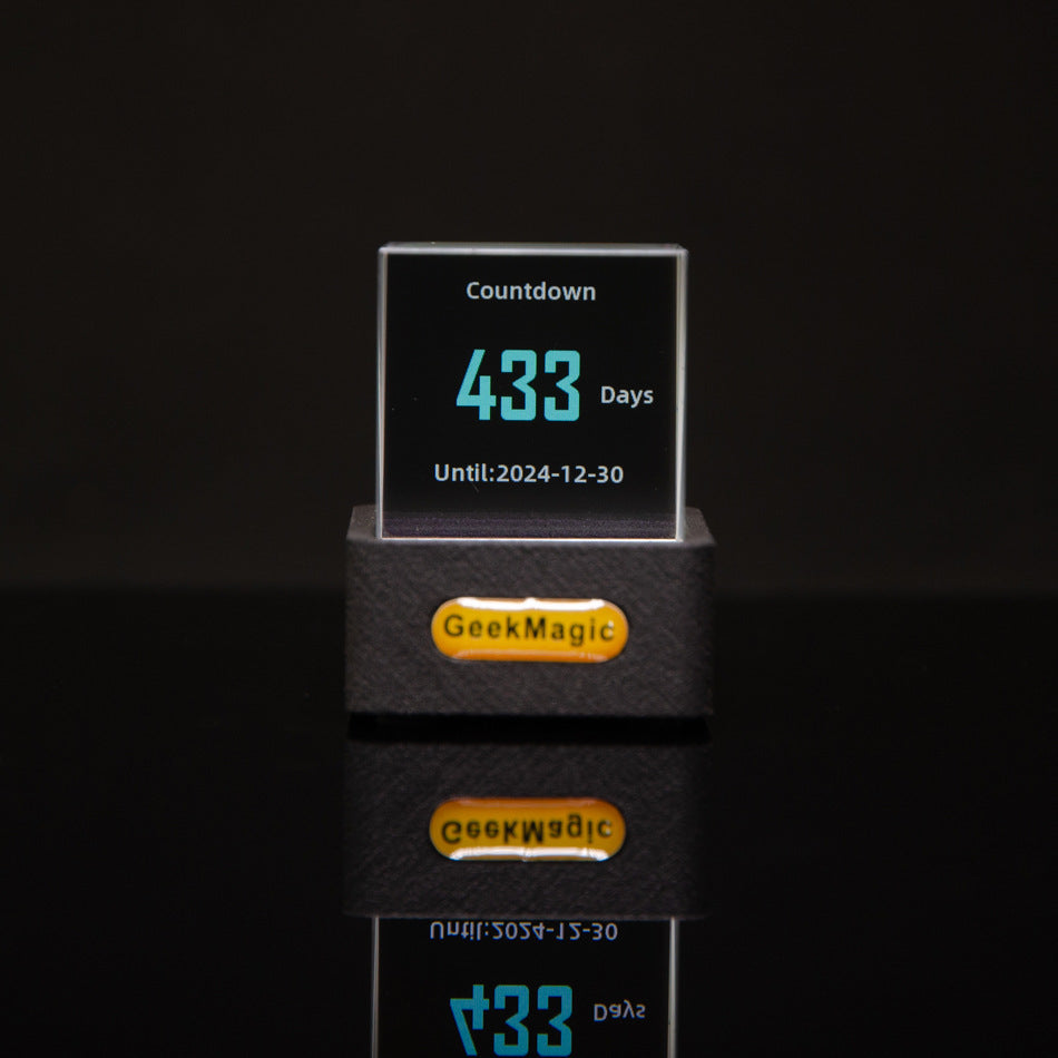Trendy Mini Transparent WiFi Weather Display Clock