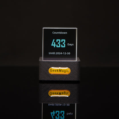 Trendy Mini Transparent WiFi Weather Display Clock