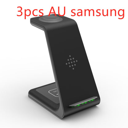3 in 1 Wireless Fast Charging Station and Phone Stand