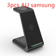 3 in 1 Wireless Fast Charging Station and Phone Stand