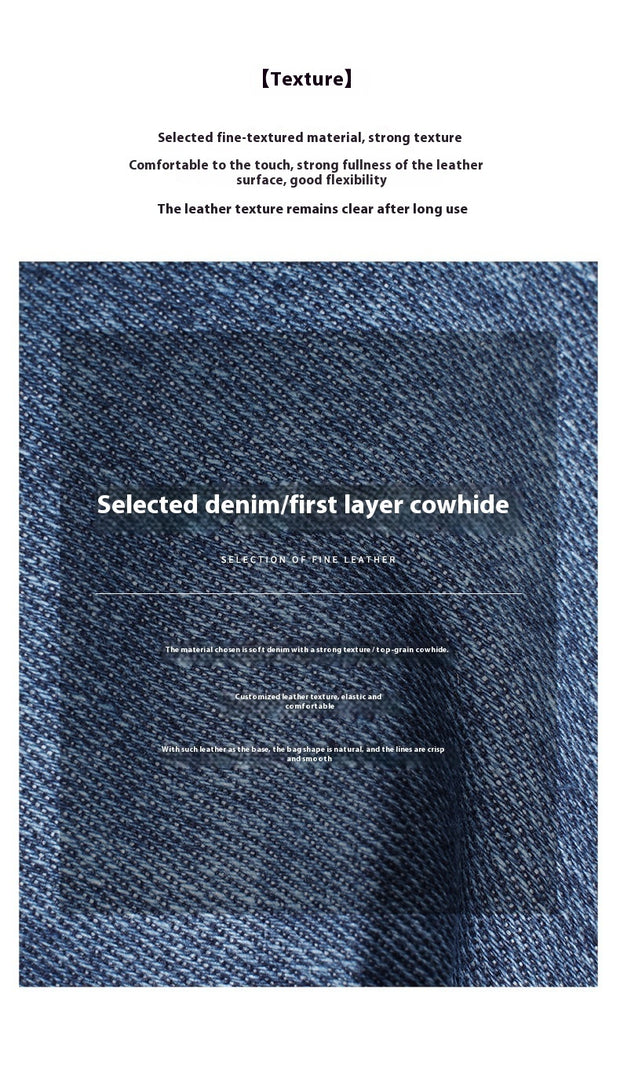 Jean Bag Korean Style Lazy Backpack