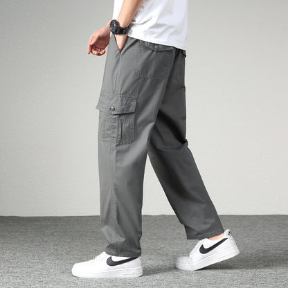 Men's Thin Loose Stretch Straight-leg Casual Pants
