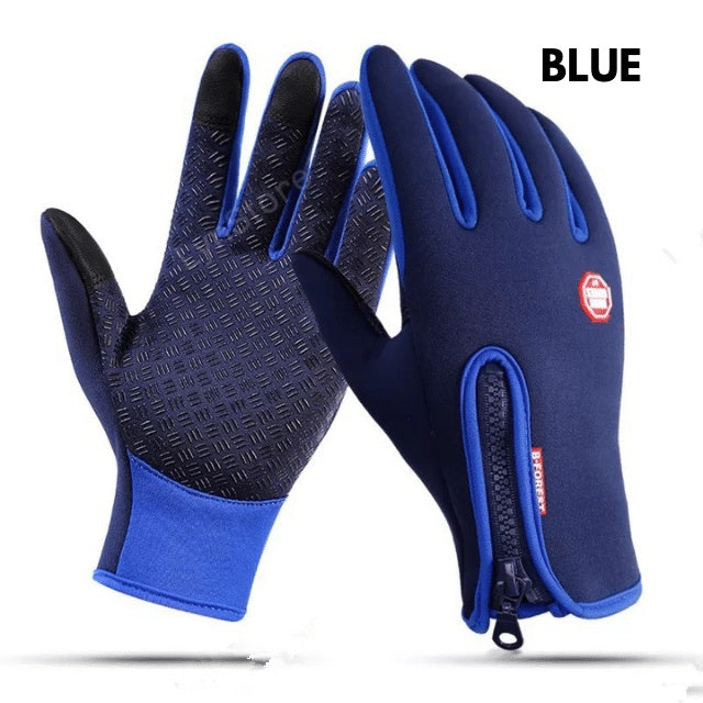 Waterproof touchscreen winter gloves 