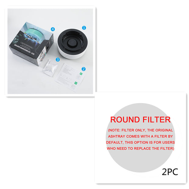 Portable Smoke Removal Air Purifier Ashtray for Car and Home