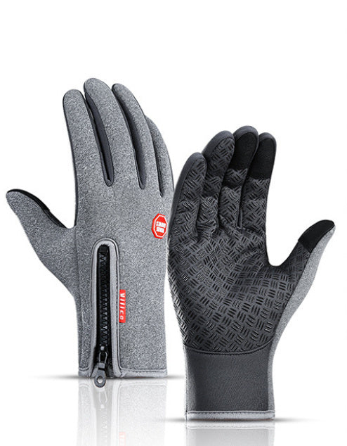 Waterproof touchscreen winter gloves 
