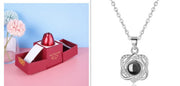 Metal Rose Necklace Gift Box – Romantic Jewelry for Her