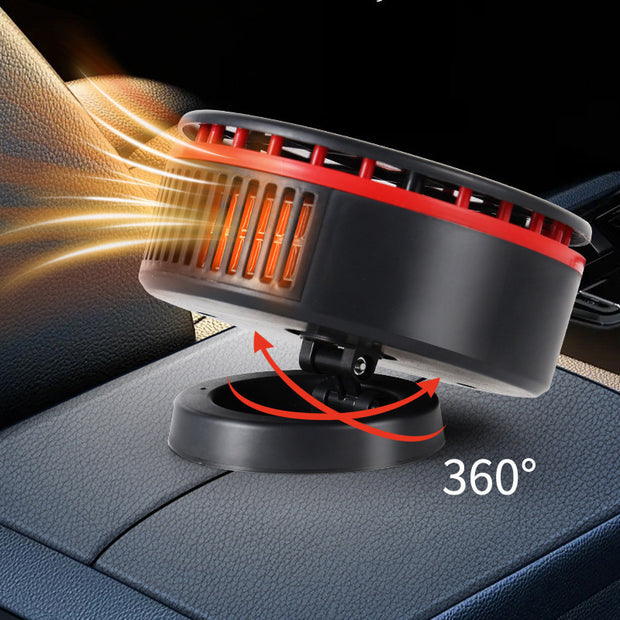 Soplador de aire caliente para coche plegable y giratorio de 360 ​​grados