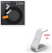 3 in 1 Wireless Fast Charging Station and Phone Stand