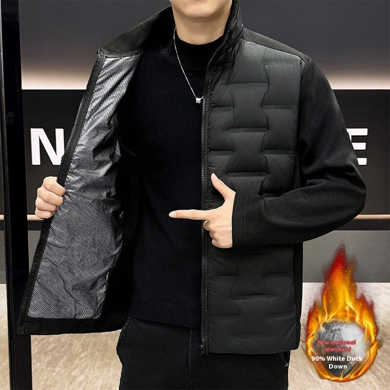 Lightweight Warm Casual Down Jacket for Men 60 characters