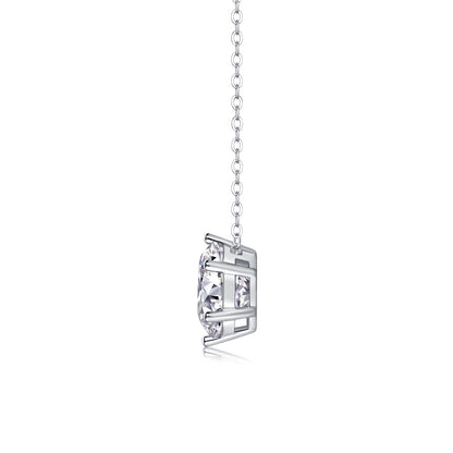 Afternoon Rose S925 Silver 1-3 Carat Moissanite Pendant