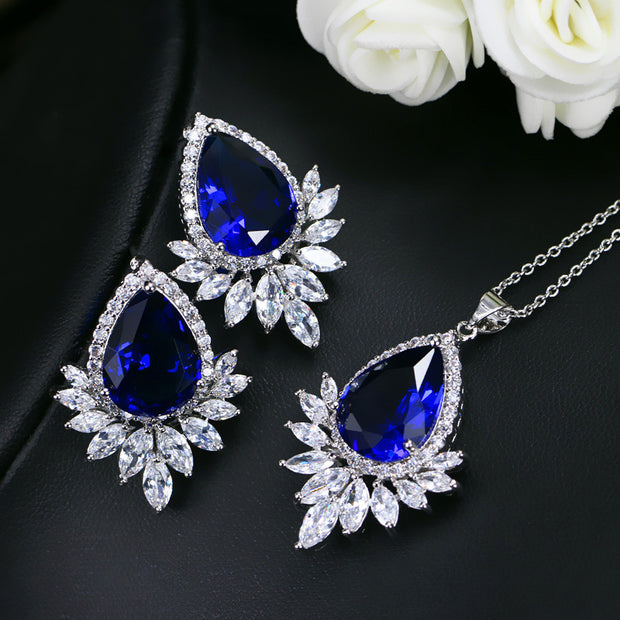 Conjunto de joyas AAA: para bodas, banquetes y cenas