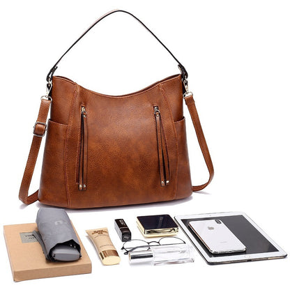 Luxury Leather Women’s Messenger Handbag