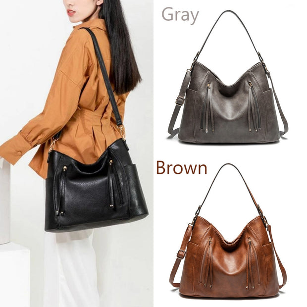 Luxury Leather Women’s Messenger Handbag