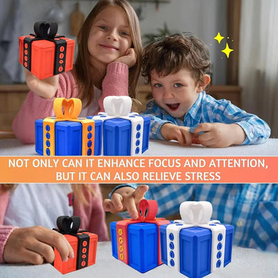 Caja de regalo molesta, divertida caja de regalo 3D con tornillos, caja de regalo de broma, caja de regalo novedosa para regalo de Año Nuevo.