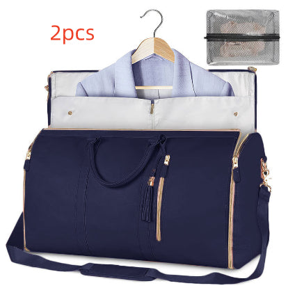 Large Capacity Waterproof Travel Duffle Bag for Women – Foldable Suit Garment Tote