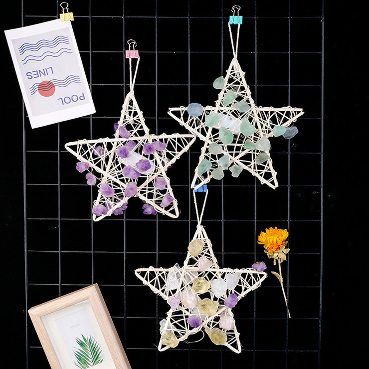 Christmas Halloween Decorative Lights Natural Crystal Stone