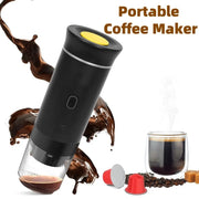 Portable 3-in-1 Electric Coffee Grinder Espresso Maker