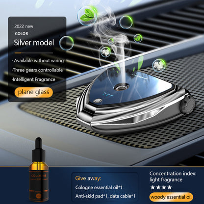 Fashion Smart Car Air Purifier with Aromatherapy Function