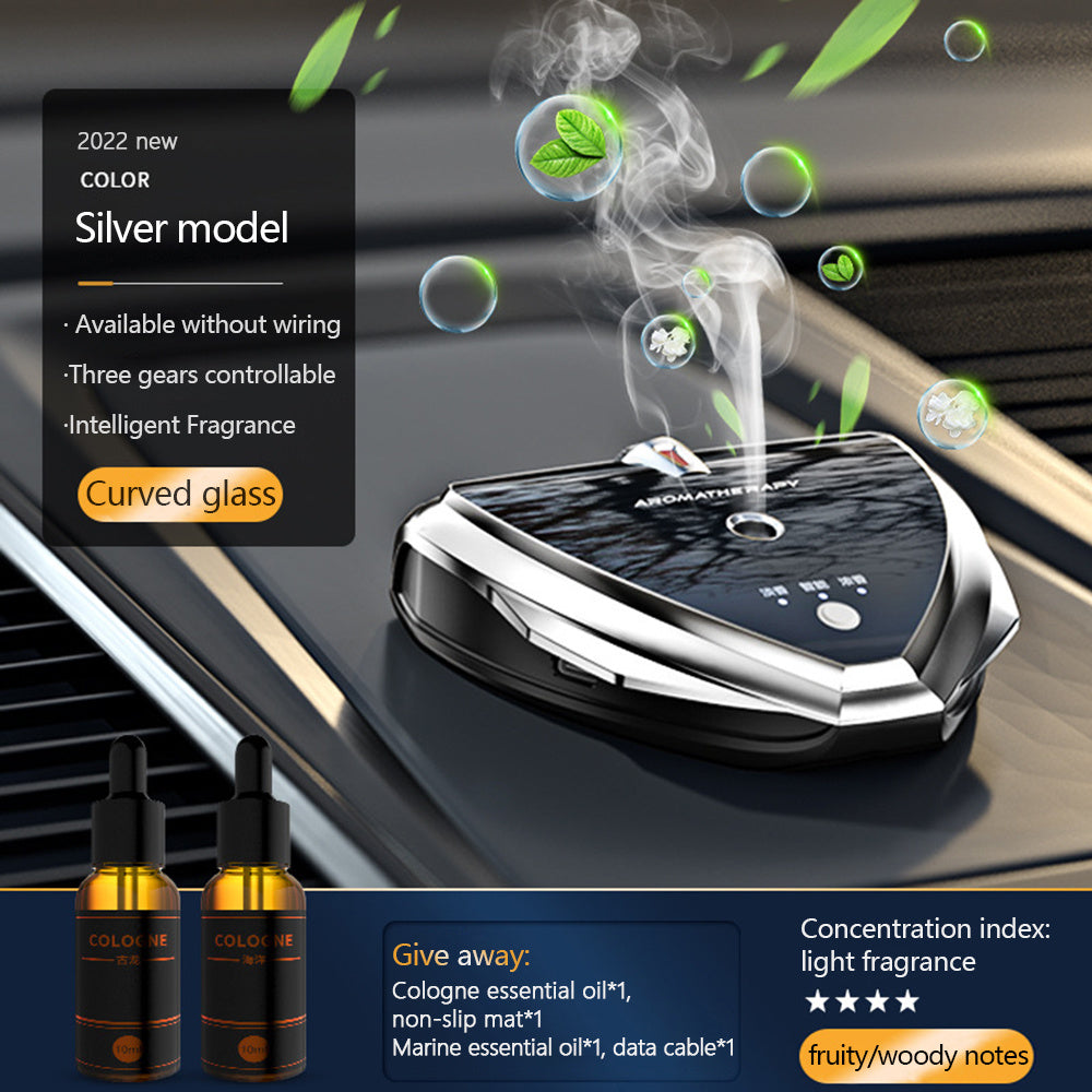 Fashion Smart Car Air Purifier with Aromatherapy Function