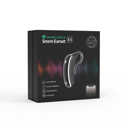 Bluetooth Anti-Snoring Earset Sleep Aid With Analyzer