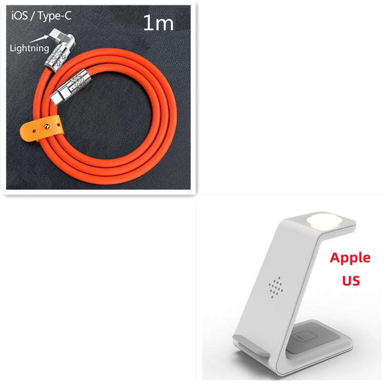 3 in 1 Wireless Fast Charging Station and Phone Stand