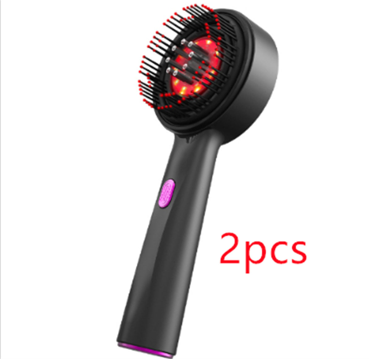 Electric Massage Comb with Red Light Therapy & Scalp Care