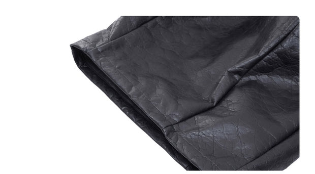 Men's Deconstructed PU Leather Pants or Top – Autumn Street Style