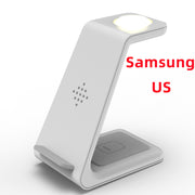 3 in 1 Wireless Fast Charging Station and Phone Stand